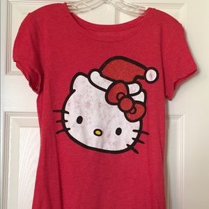 Hello Kitty Holiday Santa T Shirt Small Old Navy